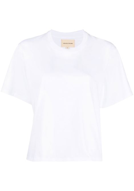 White relaxed short-sleeve T-shirt Loulou studio - women LOULOU DE SAISON | TELANTOWHT